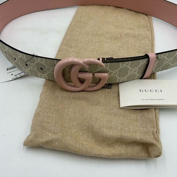 Women's Gucci GG Supreme, Marmont  belt size 90 centimeters/36 inches made Italy - Picture 6 of 8